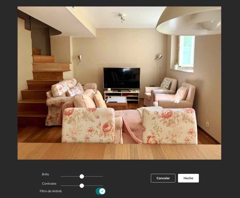 editar foto airbnb